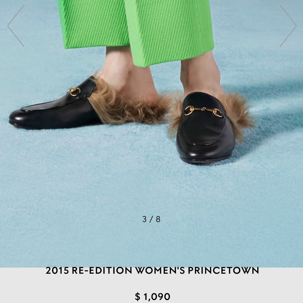 Authentic Gucci Princeton loafer 36.5